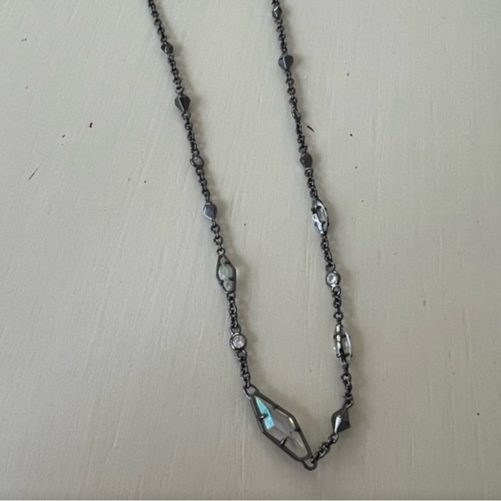 Kendra Scott Debra Choker in Gunmetal
